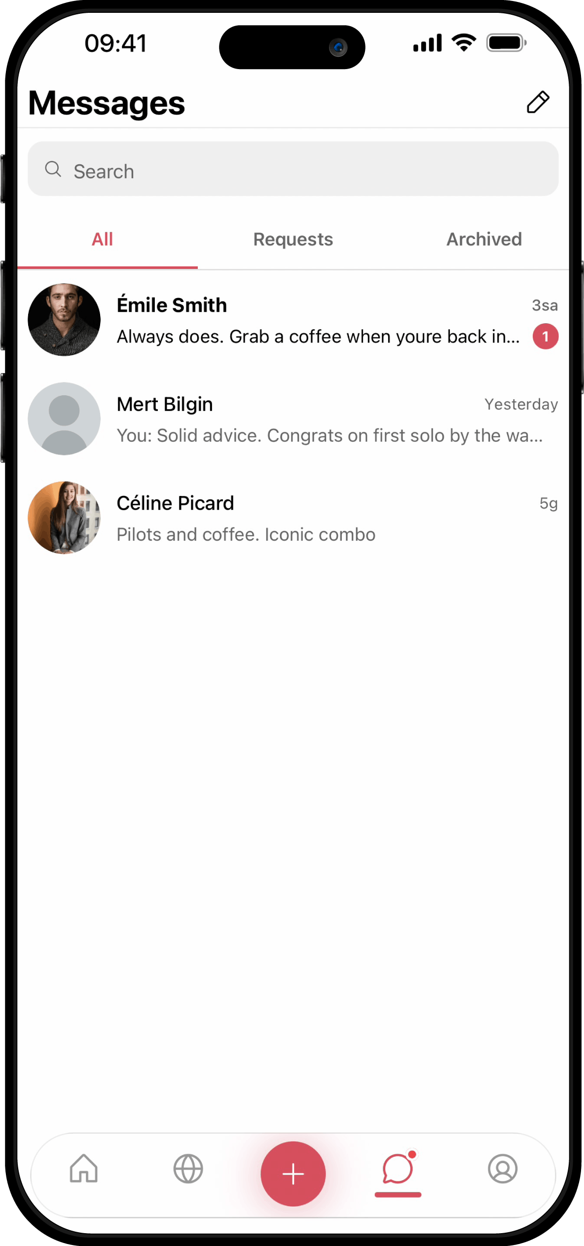 Messages — chat with your people
