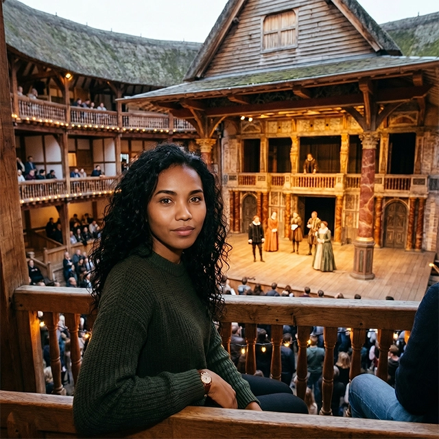 Globe Theatre interior, London